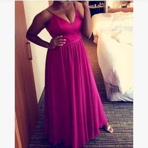 Allure Bridals Fuchsia Dress. Style: 1503XL